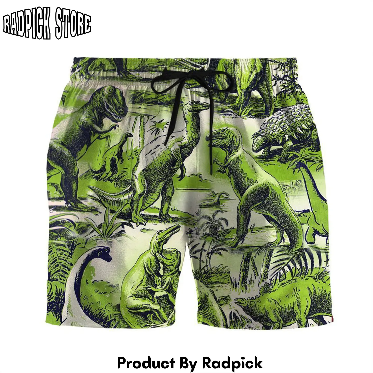 Radpick 3d dinosaur beach shorts way rp631808